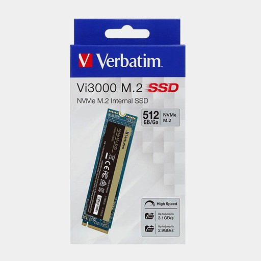 VERBATIM 512GB SSD M.2 NVME INTERNAL